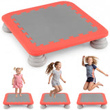 Mini Trampoline for Kids, 65 cm Trampoline Bouncing Board with 4 Removable & Non-Slip Foot Pads