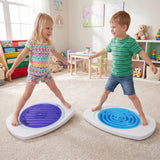 Balance Board for Kids with 3 Maze Discs & 2 Balls 2-in-1 Wobble Board for Sensory Training