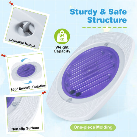 Balance Board for Kids with 3 Maze Discs & 2 Balls 2-in-1 Wobble Board for Sensory Training