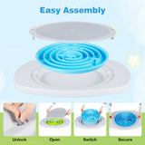 Balance Board for Kids with 3 Maze Discs & 2 Balls 2-in-1 Wobble Board for Sensory Training