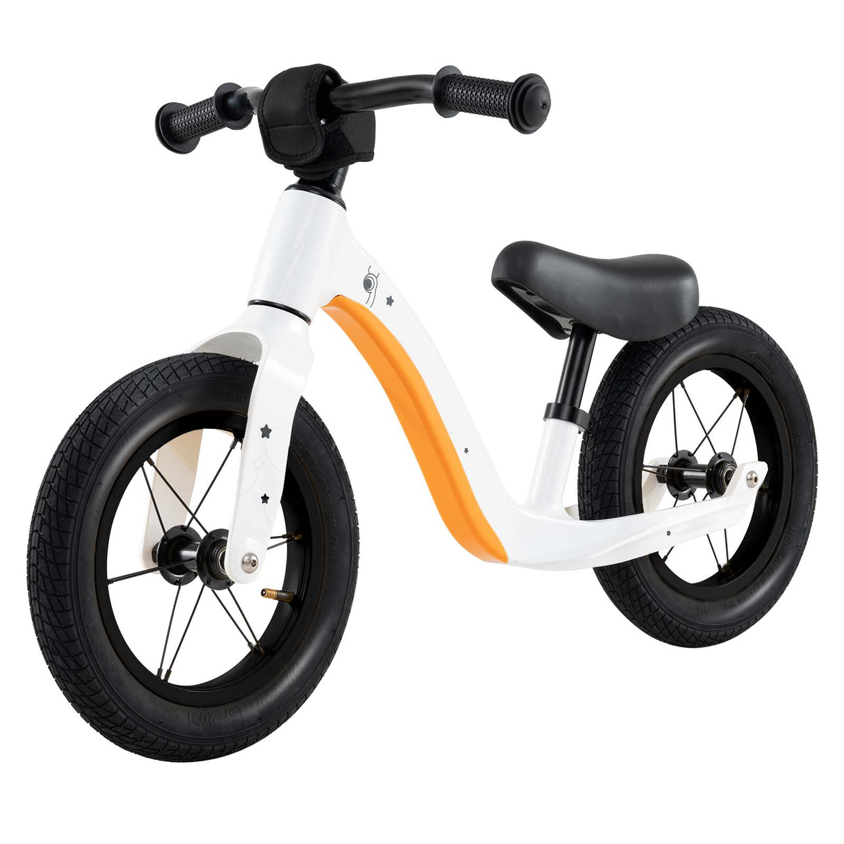 12-Inch Balance Bike, 2 Wheels Kids Bike with Adjustable Seat, First Bike w/ 360° Rotatable Handlebar