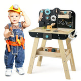 Wooden Construction Tools Workshop with Toy Tools and Accessories