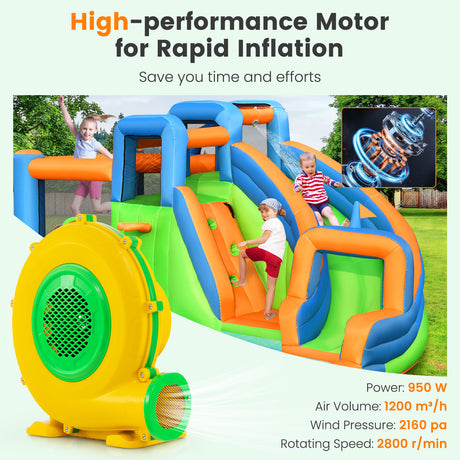 550W/680w/750w/950w Bounce House Blower for Water Slide & Projector Screen