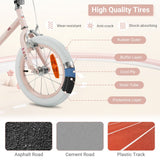 Children Training Bike with Adjustable Handlebar and Seat