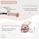 Children Training Bike with Adjustable Handlebar and Seat