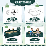 17 Pieces Crocodile Theme Toddler Foam Building Fort