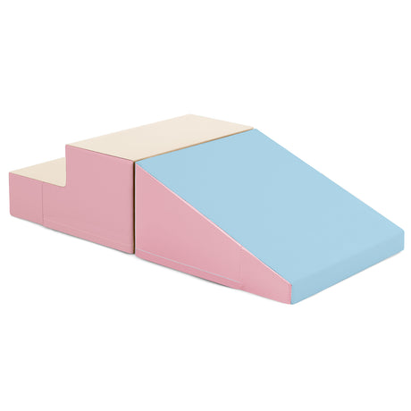 Baby Soft Foam Block Playset Toddlers Step and Slide Climber Indoor Active Play