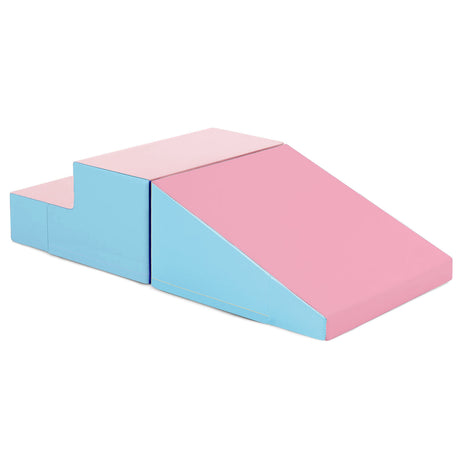 Baby Soft Foam Block Playset Toddlers Step and Slide Climber Indoor Active Play