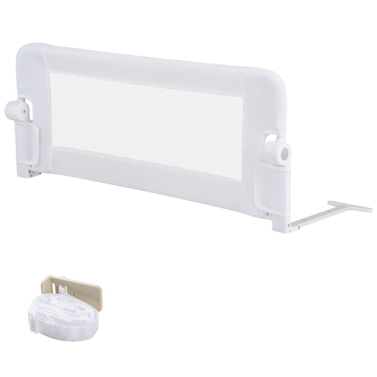 Foldable Bed Rail for Toddlers with Detachable Oxford Fabric Cover