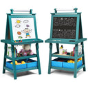 BABY JOY Kids Art Easel, 3 in 1 Double-Sided Standing Easel for Toddlers