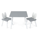 HONEY JOY Kids Table and 2 Chairs Set
