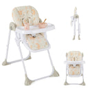 BABY JOY Baby High Chair, Folding Highchair for Toddlers w/Adjustable Height