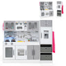 HONEY JOY Kids Kitchen Playset with Lights and Sounds