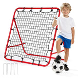 Foldable Soccer Rebounder Net with Adjustable Bounce Back