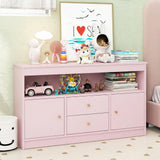 HONEY JOY Toy Storage Organiser for Kids, Storage Chest with 2 Drawers