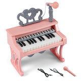 HONEY JOY Mini Keyboard Piano for Kids, 25 Keys Electric Piano