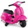Licensed Vespa Kids Ride on Motorcycle with LED Headlight and Horn Sound