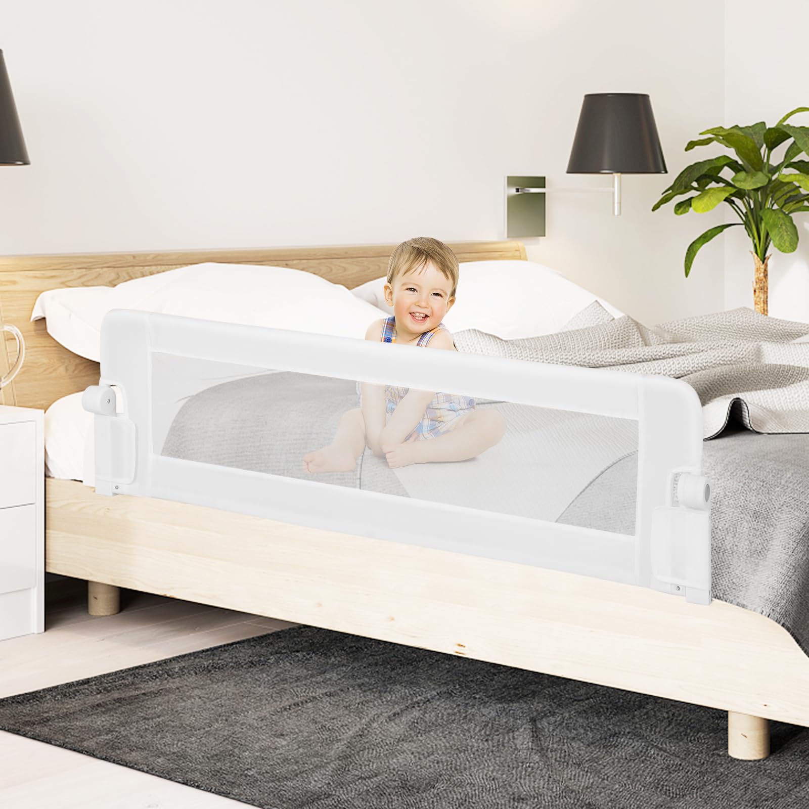 Foldable bed rails for toddlers online