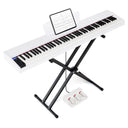HONEY JOY 88-Key Portable Digital Piano Keyboard with Stand Electric Piano