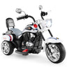 6V Kids Motorcycle 3-Wheel with Headlight and Horn White