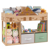 HONEY JOY Toy Storage Organizer with Stuffed Animal Storage