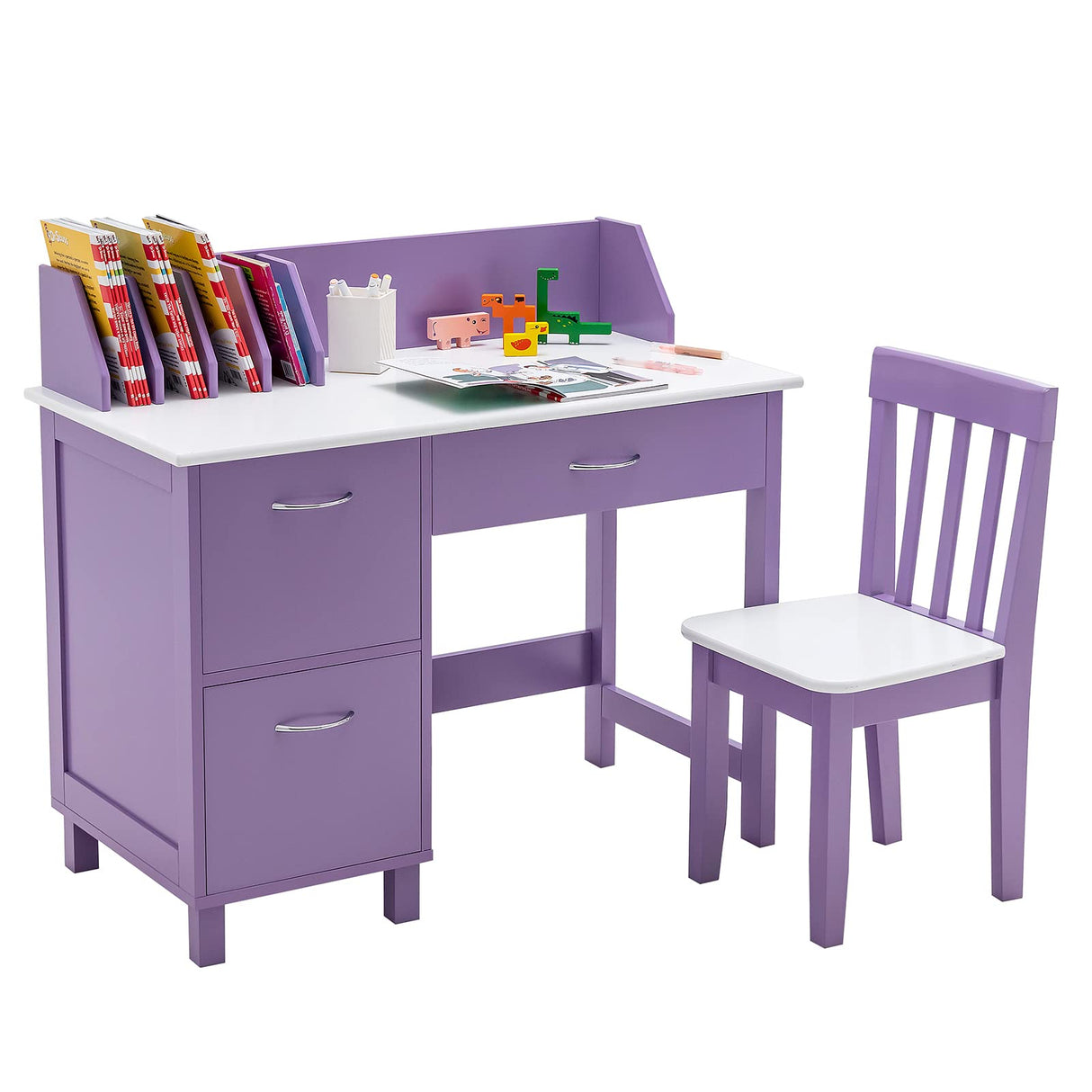 HONEY JOY Kids Desk and Chair Set