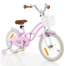 HONEY JOY Kids Bike, 18 Inch Boys Girls Bike for 3-8 Years w/Training Wheels, Adjustable Handlebar & Seat