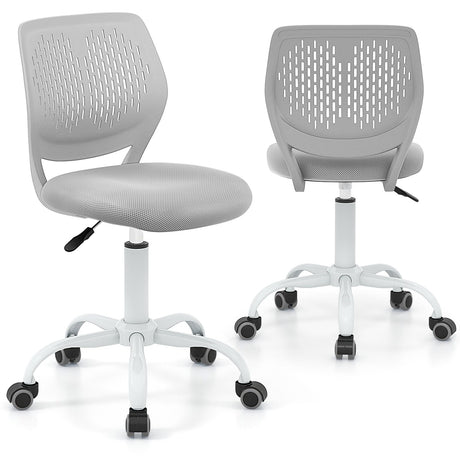 BABY JOY Height-Adjustable Ergonomic Kids Desk Chair, Kids Mesh Computer Chair