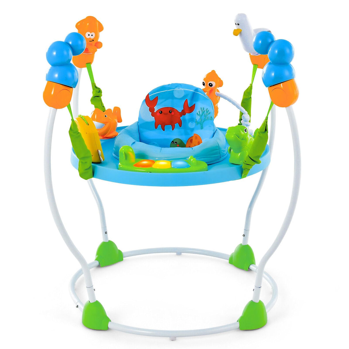 BABY JOY Baby Jumpers and Bouncers, Activity Center for Babies and Infants w/360° Rotating Seat