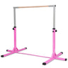 BABY JOY Kids Gymnastic Training Bar, 90 to 150cm Height Adjustable Expandable Exercise Horizontal Kip Bar w/Double Locking Mechanism