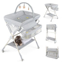 BABY JOY Baby Changing Table, Portable Nursery Organizer for Newborns