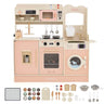 Kids Kitchen Playset, Pretend Play Kitchen w/25 Accessories