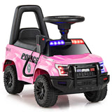 Ride On Push Police Car, Toddler Foot-to-Floor Sliding Toy with Siren