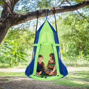 HONEY JOY 100CM Kids Detachable Hanging Chair Swing Tent, 2 in 1 Hammock Nest Pod Hanging Swing Seat