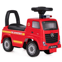 HONEY JOY Mercedes-Benz Licensed Kids' Ride On Truck, Push Fire Engine