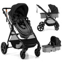 BABY JOY 2 in 1 High Landscape Baby Stroller, Convertible Baby Pram Jogger