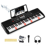 61 Keys Portable Keyboard for Beginners, Electric Piano Keyboard Kit
