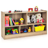 BABY JOY Kids Bookshelf & Toy Shelf, Storage Cabinet w/ 5 Compartments for Organizing Toys, Dolls