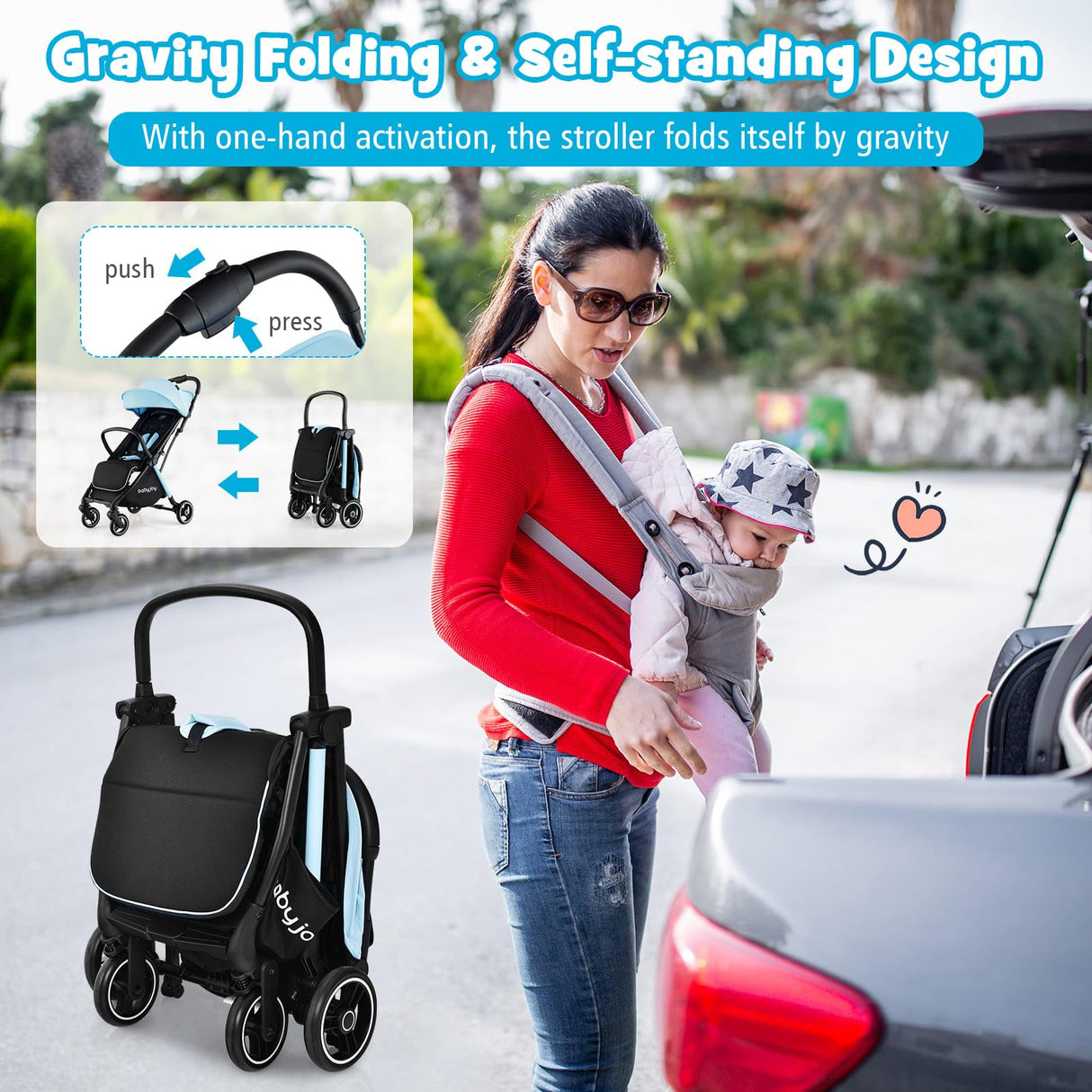 BABY JOY Lightweight Baby Stroller