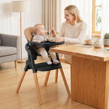 BABY JOY 7-in-1 Convertible Foldable Baby High Chair w/Adjustable Tray