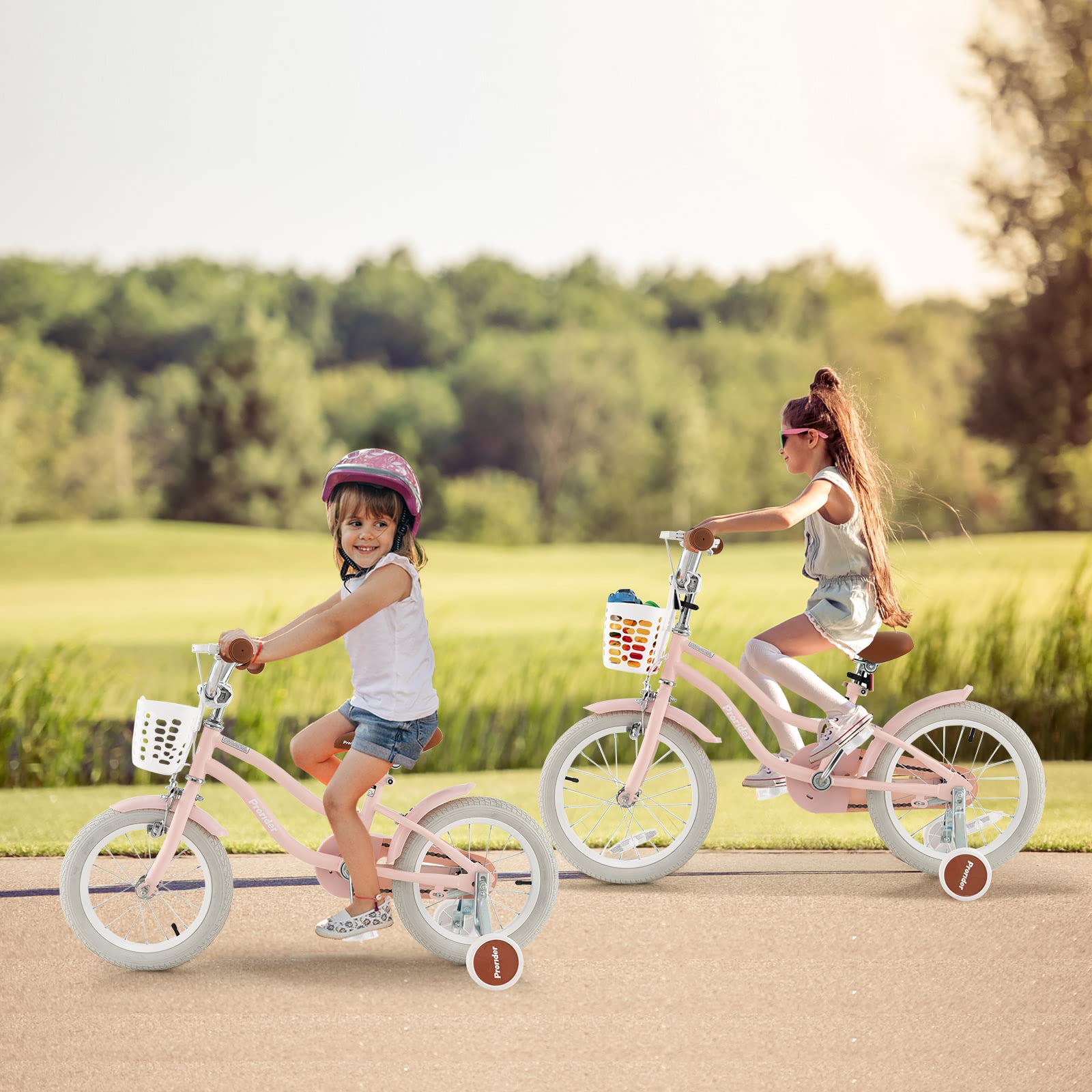 14 inch girl bike with training wheels online