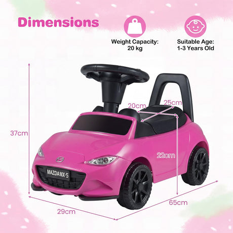 HONEY JOY Toddler Ride on Toy, Foot to Floor Kid Sliding Car with Under-Seat Storage