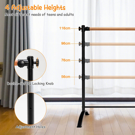 HONEY JOY Portable Ballet Barre