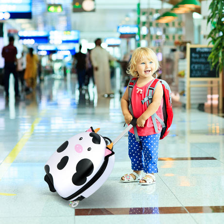 BABY JOY Kids Luggage, 16” Hard Shell Carry-On Suitcase