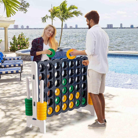 Connect 4 in A Row Jumbo Family Garden yard Game