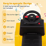 HONEY JOY Licensed Caterpillar Ride on Dump Truck