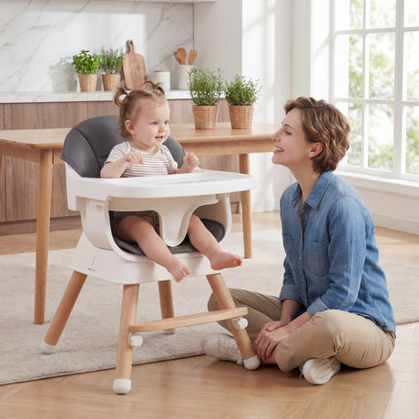 BABY JOY Convertible High Chair for Babies & Toddlers