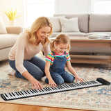 HONEY JOY 88 Keys Roll Up Piano, Portable Hand Roll Piano Keyboard