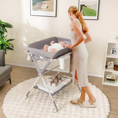 BABY JOY Foldable Baby Changing Table