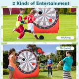Foldable and Portable Large Dart Board for Kids
